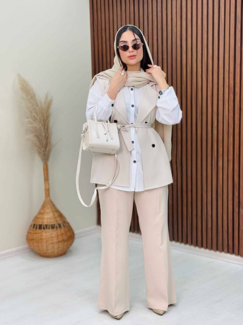 وست کوتاه نیلوفر  (پک 3 عددی)