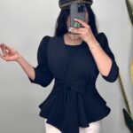 شومیز کتی پاپیونی (پک 4 عددی)