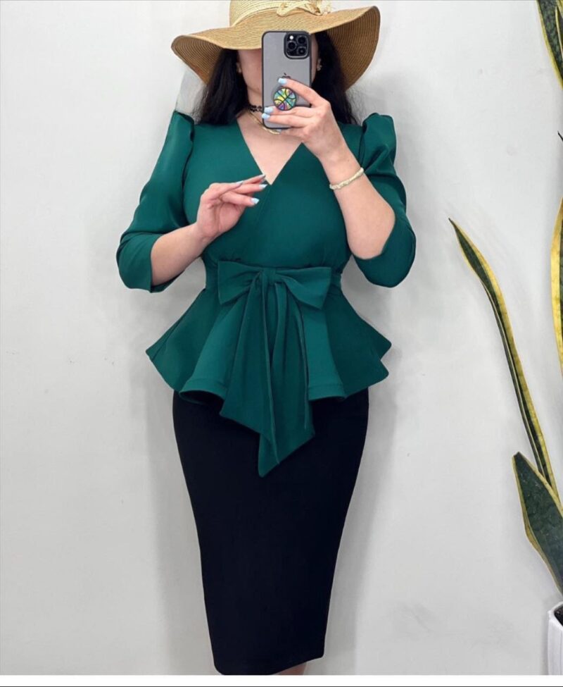 شومیز کتی پاپیونی (پک 4 عددی)