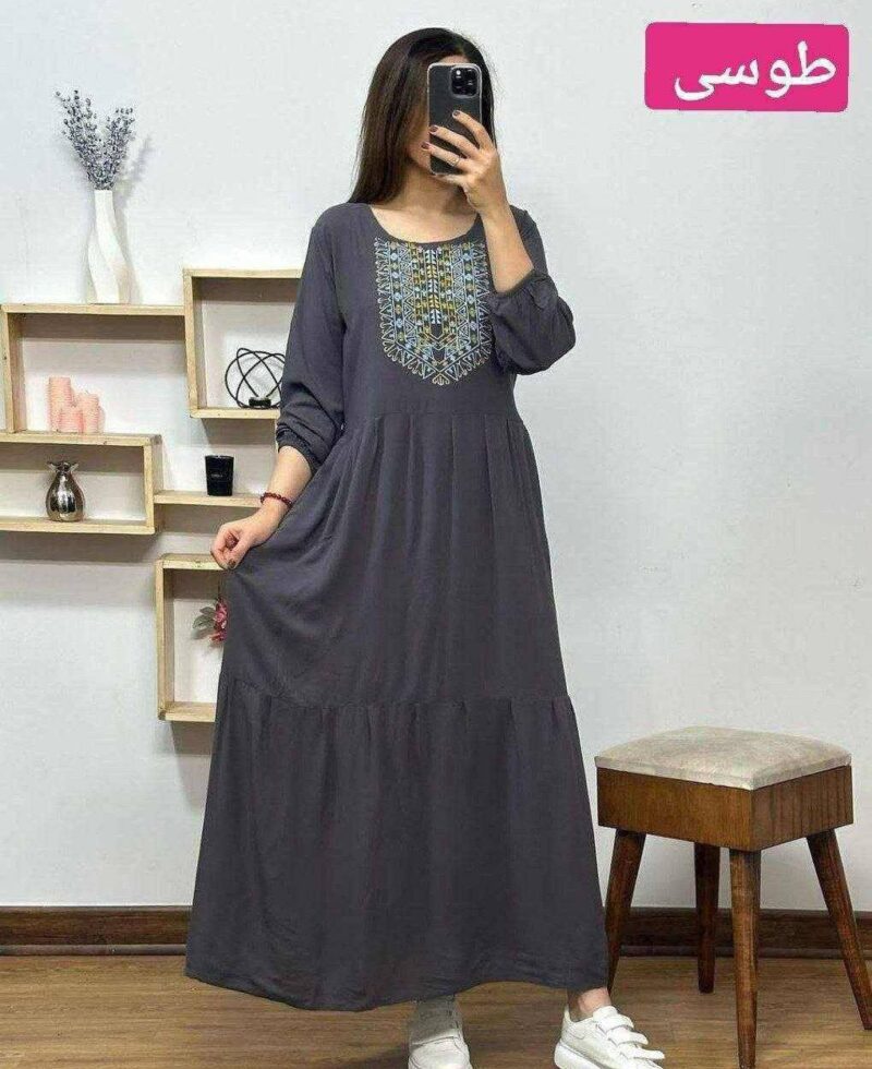 مانتو ساحلی چاپ سنتی آیدا (پک 6 عددی)