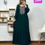 مانتو ساحلی چاپ سنتی آیدا (پک 6 عددی)