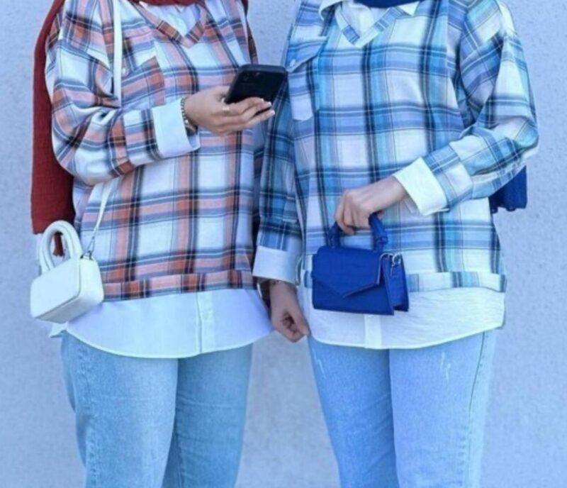 تونیک مانتویی وست ۲تیکه (پک 4 عددی)