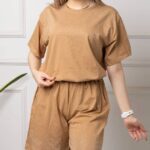 ست تیشرت و شلوارک نگینی (پک 3 عددی)