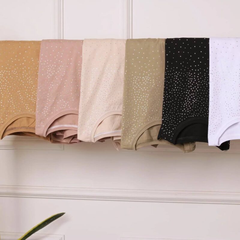 ست تیشرت و شلوارک نگینی (پک 3 عددی)