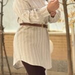 تونیک مانتویی طرح دار (پک 2 عددی)