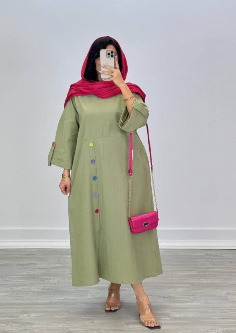 کفتانِ دکمه رنگی برکه (پک 4 عددی)