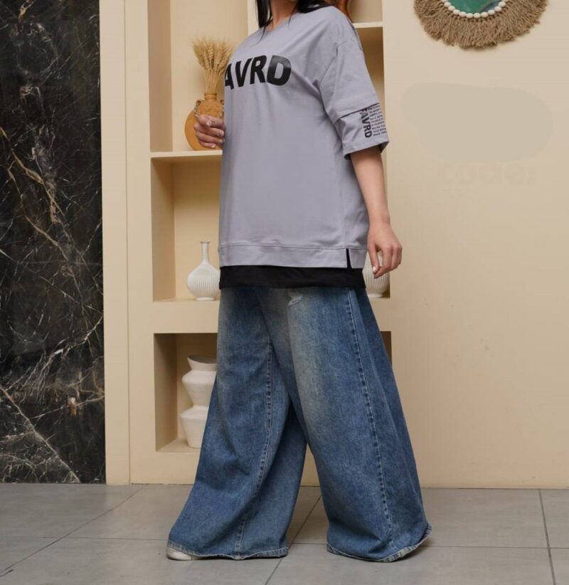 تیشرت فشن آستین ۲تیکه (پک 3 عددی)