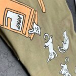 ست کراپ و شورتک گربه (پک 3 عددی)