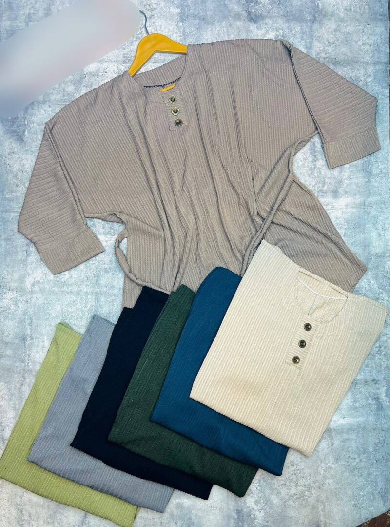 تونیک مانتویی قواره بزرگ  (پک 6 عددی)