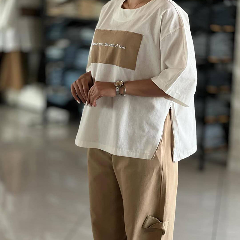 ست تیشرت و شلوار بگ (پک 3 عددی)