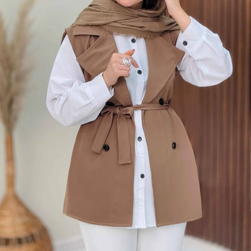 وست کوتاه نیلوفر  (پک 3 عددی)