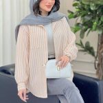 مانتو مدل تک جیب (پک 4 عددی)