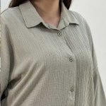 مانتو آیوا جلو دکمه (پک 5 عددی)