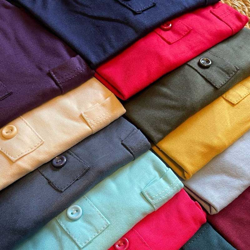 تاپ تک جیب جلو دکمه (پک 6 عددی)