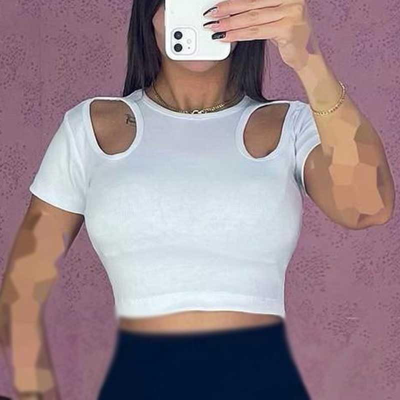 کراپ سرشانه اشکی  (پک 6 عددی)