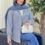 مانتو مدل تک جیب (پک 4 عددی)