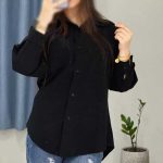 شومیز پیراهنی ساده تک جیب (پک 4 عددی)