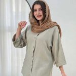 مانتو آیوا جلو دکمه (پک 5 عددی)