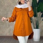 مانتو بغل زیپ صدف (پک 4 عددی)