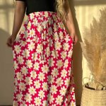 دامن چیندار نخی (پک 4 عددی)