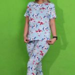 ست تیشرت شلوار استیکری (پک 4 عددی)