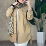 مانتو بغل زیپ صدف (پک 4 عددی)