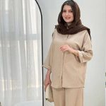 مانتو آیوا جلو دکمه (پک 5 عددی)