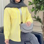 مانتو مدل تک جیب (پک 4 عددی)