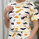 ست کراپ شورتک استیکری (پک 4 عددی)