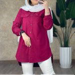 مانتو بغل زیپ صدف (پک 4 عددی)