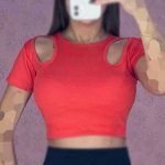 کراپ سرشانه اشکی  (پک 6 عددی)