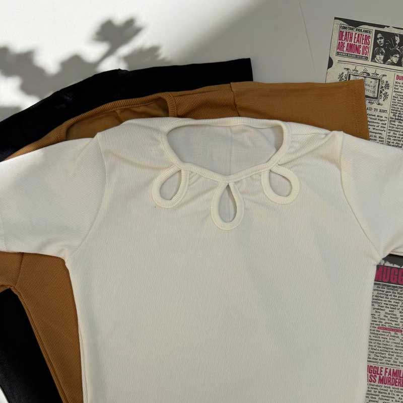 کراپ نیم استین سه اشک (پک 6 عددی)