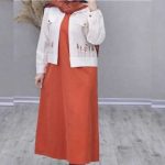 کت و سارافن گلدوزی عالیه (پک 3 عددی)