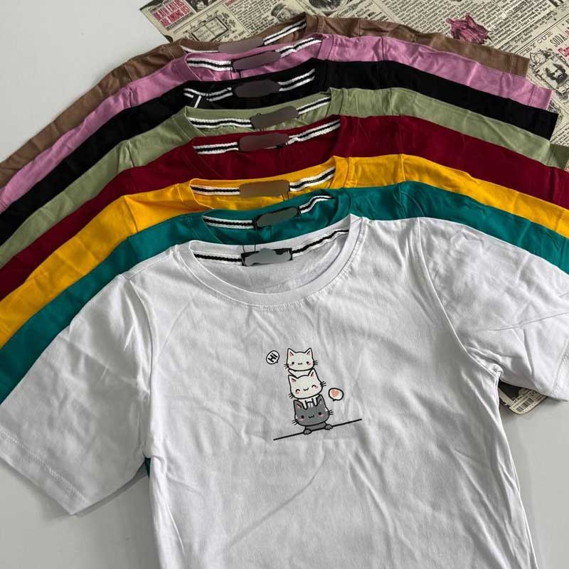 کراپ پنبه ۳ گربه (پک 6 عددی)