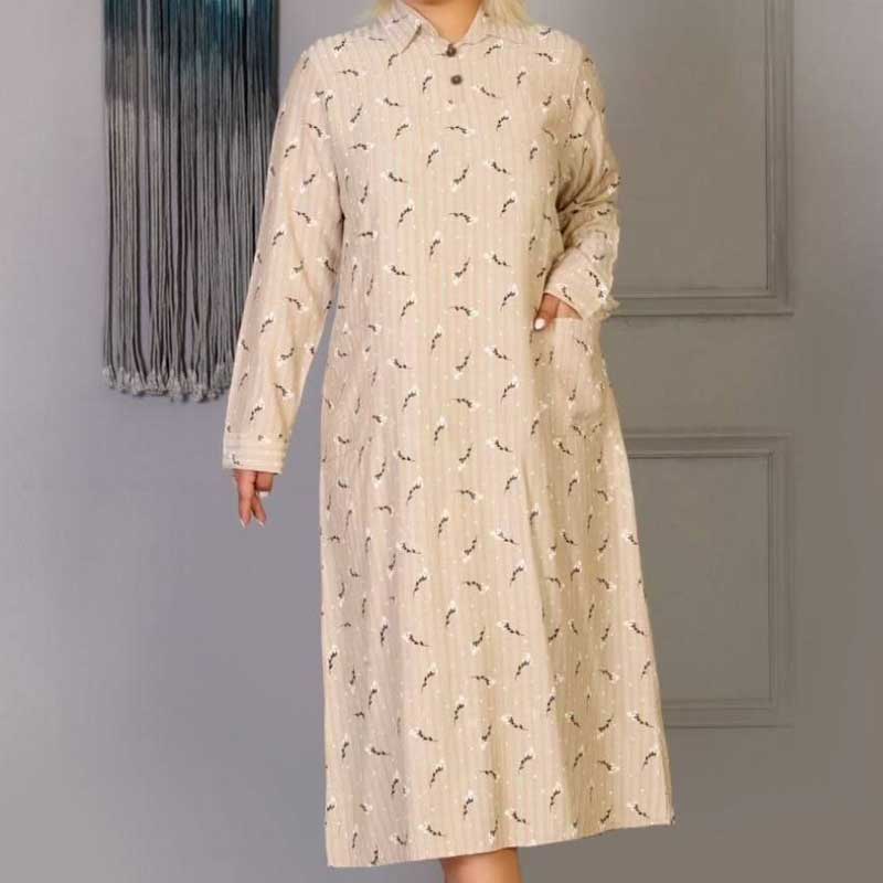 کفتان بلند یقه دکمه (پک 6 عددی)