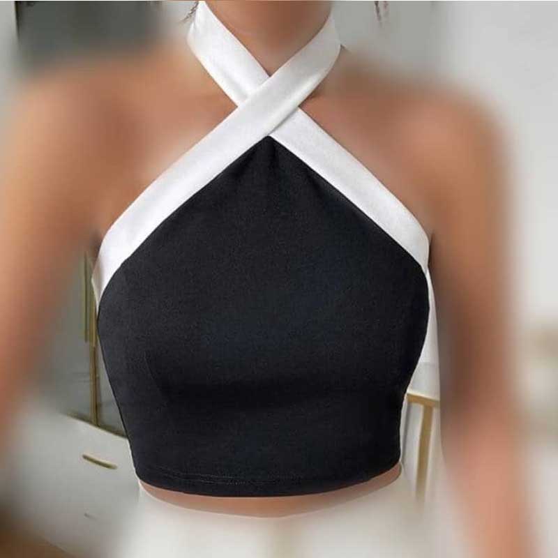 نیمتنه بند ضربدری سفید (پک 6 عددی)