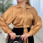 شومیز ساتن حلقه ای (پک 4 عددی)