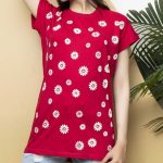 تیشرت نبم استین بابونه (پک 6 عددی)