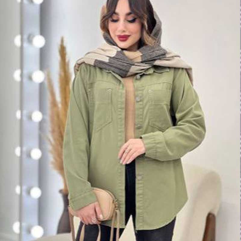 مانتو کتان دو جیب تابستانه (پک 6 عددی)