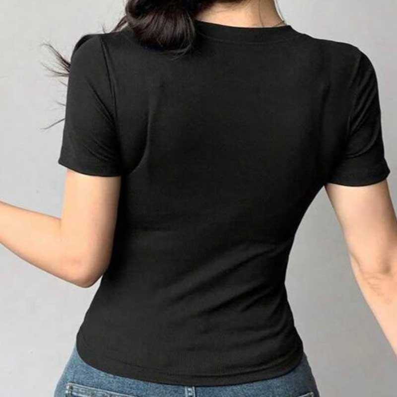 تیشرت بیسیک  یقه گرد (پک 6 عددی)