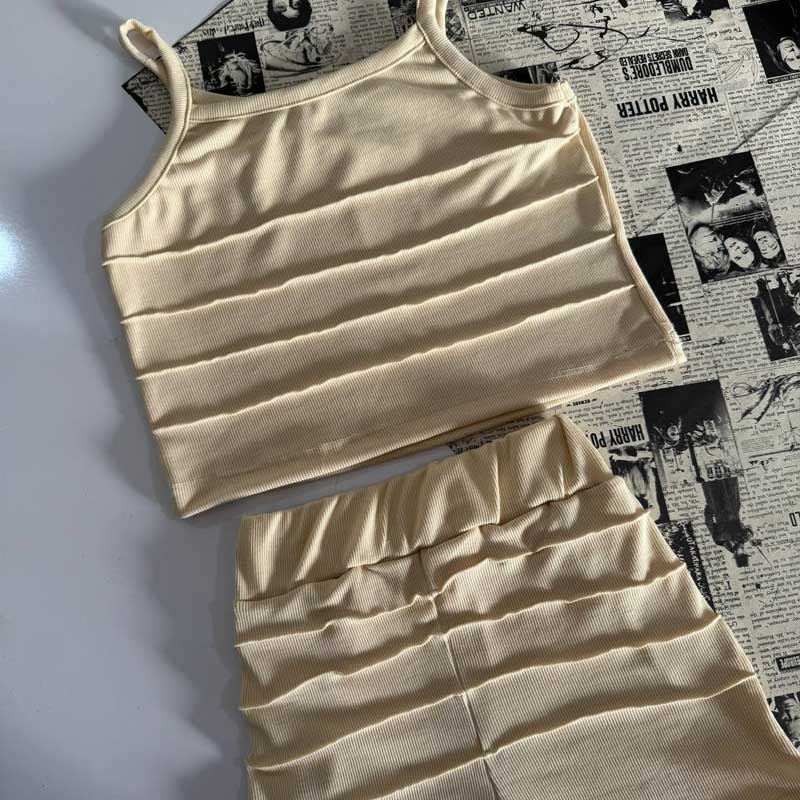 ست تاپ شورتک پیش ساسون (پک 6 عددی)