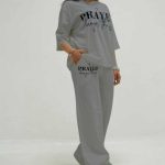 ست بلوز و شلوار چاپ پاریس (پک 6 عددی)