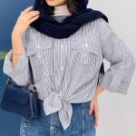 مانتو لش جیب صلیبی (پک 6 عددی)