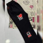 شلوار بوت کات بچگانه چاپی (پک 6 عددی)