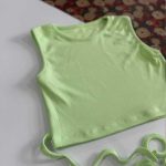 تاپ پایین نواری ضربدری پشت گره  (پک 6 عددی)