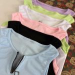 تاپ بلند نیم زیپ قواره دار (پک 6 عددی)