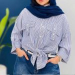 مانتو لش جیب صلیبی (پک 6 عددی)