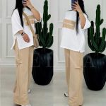 ست تیشرت شلوار بگ (پک 3 عددی)