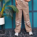 شلوار بگ دمپا نوار دار  (پک 4 عددی)