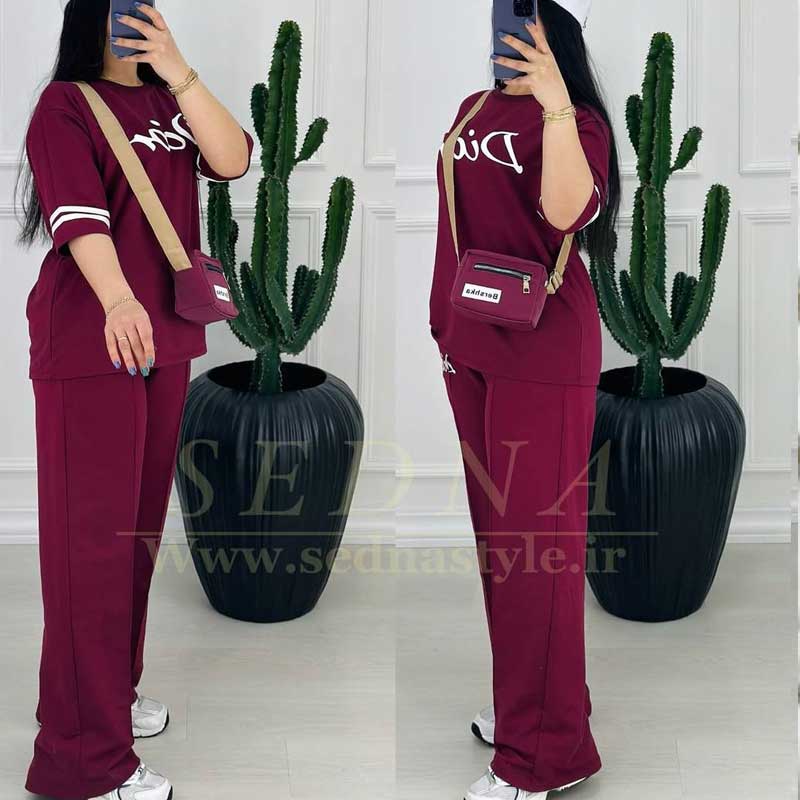 ست تیشرت شلوار بگ (پک 3 عددی)